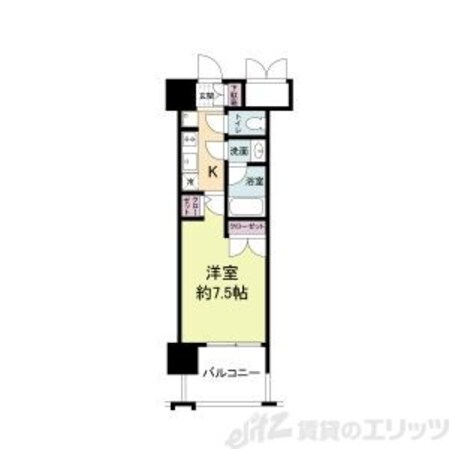 パークフラッツ江坂の物件間取画像